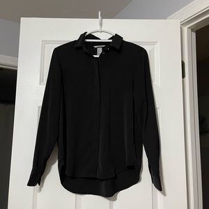 Black button down - size 2